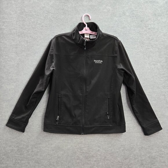 Panda Express Women Jacket M Black‎ Barco Uniforms Long Sleeve Logo Polyester - Picture 1 of 10